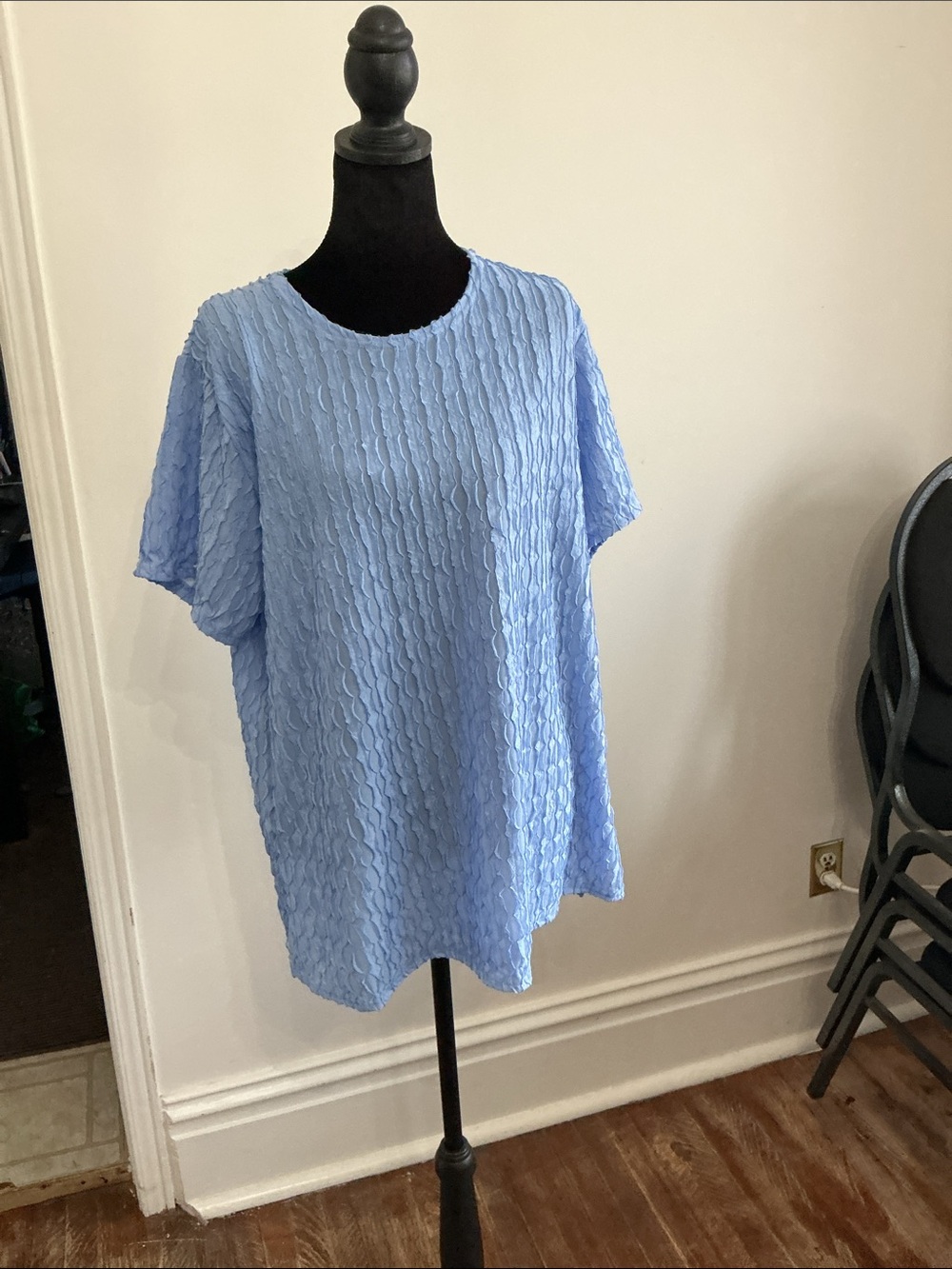 Chase short sleeved top light blue